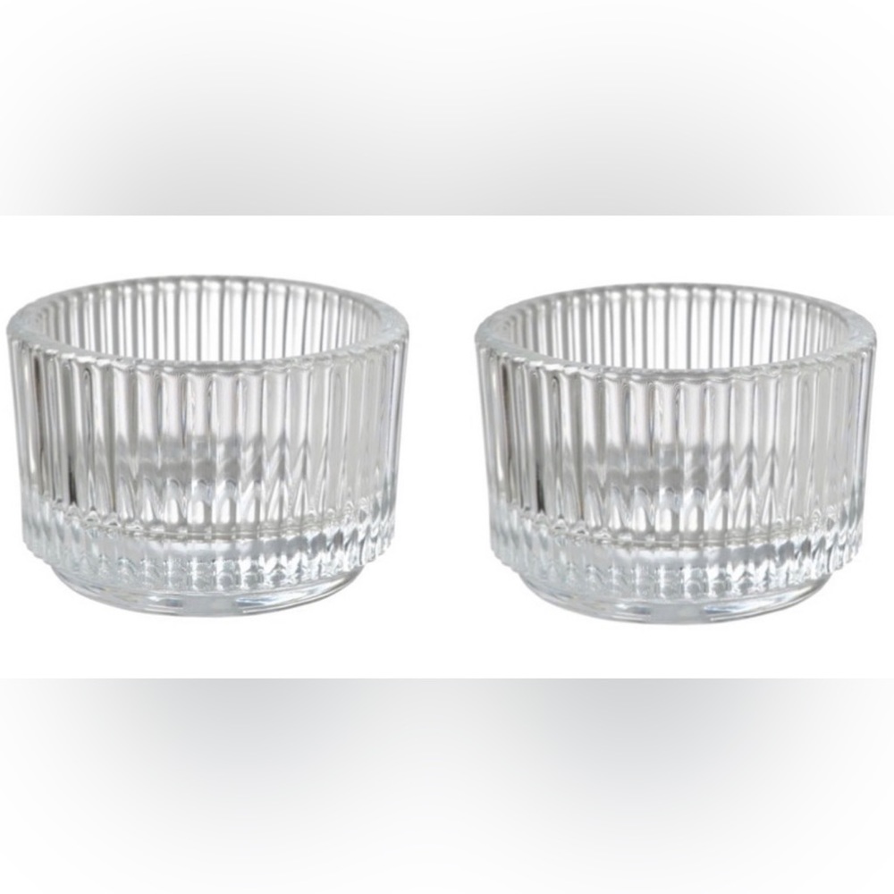 2 Tea Light Candle Holders 1”